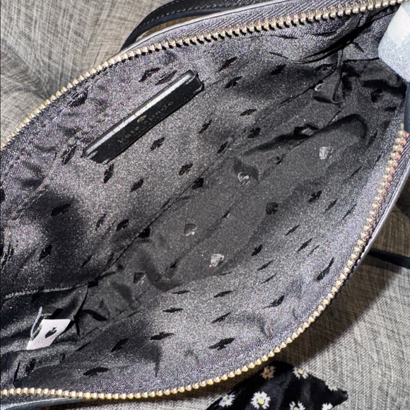 Kate Spade Bag Shimmy Glitter Black Sparkle Crossbody - Picture 11 of 17